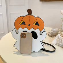 Load image into Gallery viewer, Halloween Shouder Bags Creative 3D Cartoon Pumpkin Ghost Design Cute