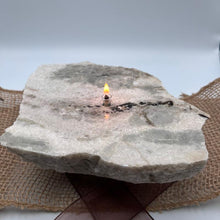Load image into Gallery viewer, Unique Granite with Single Candle Oil Lamp