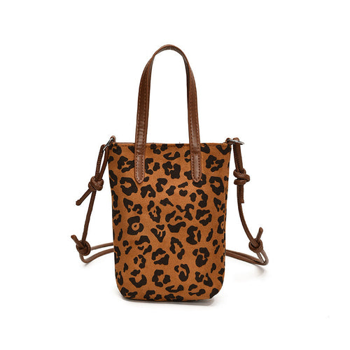 Women's Crossbody Bag Autumn And Winter Retro Leopard Print Shoulder