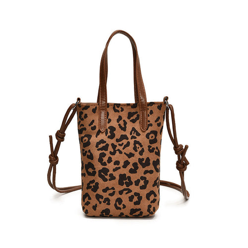 Women's Crossbody Bag Autumn And Winter Retro Leopard Print Shoulder