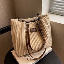 Load image into Gallery viewer, Retro Textured Shopper Tote