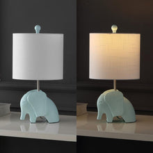 Load image into Gallery viewer, JONATHAN Y Koda Eclectic Southwestern Resin/Iron Elephant LED Kids Table Lamp; Bulb Included