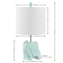 Load image into Gallery viewer, JONATHAN Y Koda Eclectic Southwestern Resin/Iron Elephant LED Kids Table Lamp; Bulb Included