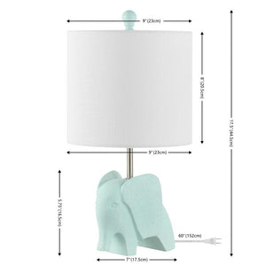 JONATHAN Y Koda Eclectic Southwestern Resin/Iron Elephant LED Kids Table Lamp; Bulb Included