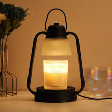 Load image into Gallery viewer, Candle Warmer Lamp, Dimmable Candle Warmer Lamp for Jar Candles, Electric Candle Warmer Lamp with Timer 2H/4H/8H Night Light Table Desk Lamp for Bedroom (2 Wax Warmer Bulbs)