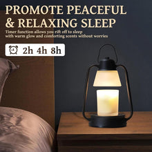 Load image into Gallery viewer, Candle Warmer Lamp, Dimmable Candle Warmer Lamp for Jar Candles, Electric Candle Warmer Lamp with Timer 2H/4H/8H Night Light Table Desk Lamp for Bedroom (2 Wax Warmer Bulbs)