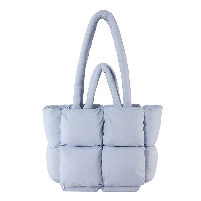 PufferCloud Bag - Quilted Plush Fall Cotton-Filled Shoulder bag
