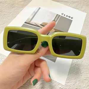 Women Vintage Rectangle Sunglasses