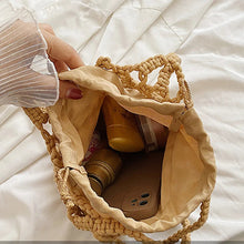 Load image into Gallery viewer, Mesh Rope Knitted Bucket Shoulder Bag