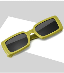 Women Vintage Rectangle Sunglasses