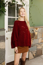 Load image into Gallery viewer, Texture Trend Sleeve-Knit Poncho