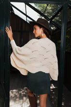 Load image into Gallery viewer, Texture Trend Sleeve-Knit Poncho