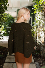 Load image into Gallery viewer, Texture Trend Sleeve-Knit Poncho