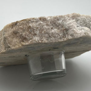 Unique Granite with Single Candle Oil Lamp