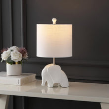 Load image into Gallery viewer, JONATHAN Y Koda Eclectic Southwestern Resin/Iron Elephant LED Kids Table Lamp; Bulb Included