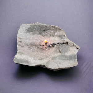 Unique Granite with Single Candle Oil Lamp