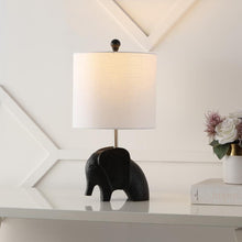 Load image into Gallery viewer, JONATHAN Y Koda Eclectic Southwestern Resin/Iron Elephant LED Kids Table Lamp; Bulb Included