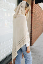 Load image into Gallery viewer, Classic Knit Hooded Poncho