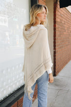 Load image into Gallery viewer, Classic Knit Hooded Poncho