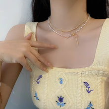 Load image into Gallery viewer, Womens Layered Look Necklace With A Bow