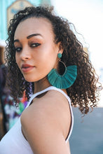 Load image into Gallery viewer, Fan Tassel Earrings