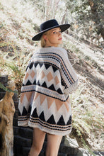 Load image into Gallery viewer, Aztec Dreams Faux Hair Pocket Ruana