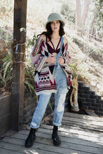 Load image into Gallery viewer, Aztec Dreams Faux Hair Pocket Ruana
