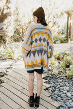 Load image into Gallery viewer, Aztec Dreams Faux Hair Pocket Ruana