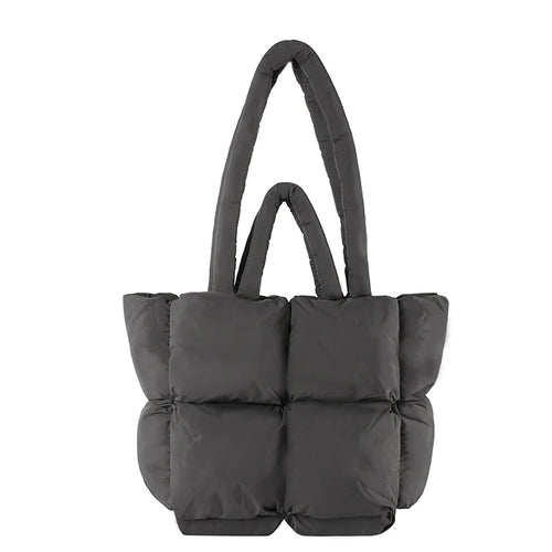 PufferCloud Bag - Quilted Plush Fall Cotton-Filled Shoulder bag