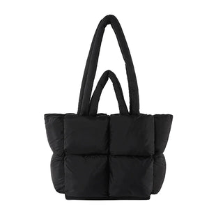 PufferCloud Bag - Quilted Plush Fall Cotton-Filled Shoulder bag